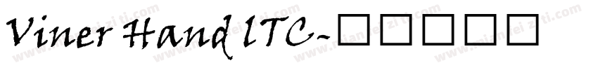 Viner Hand lTC字体转换